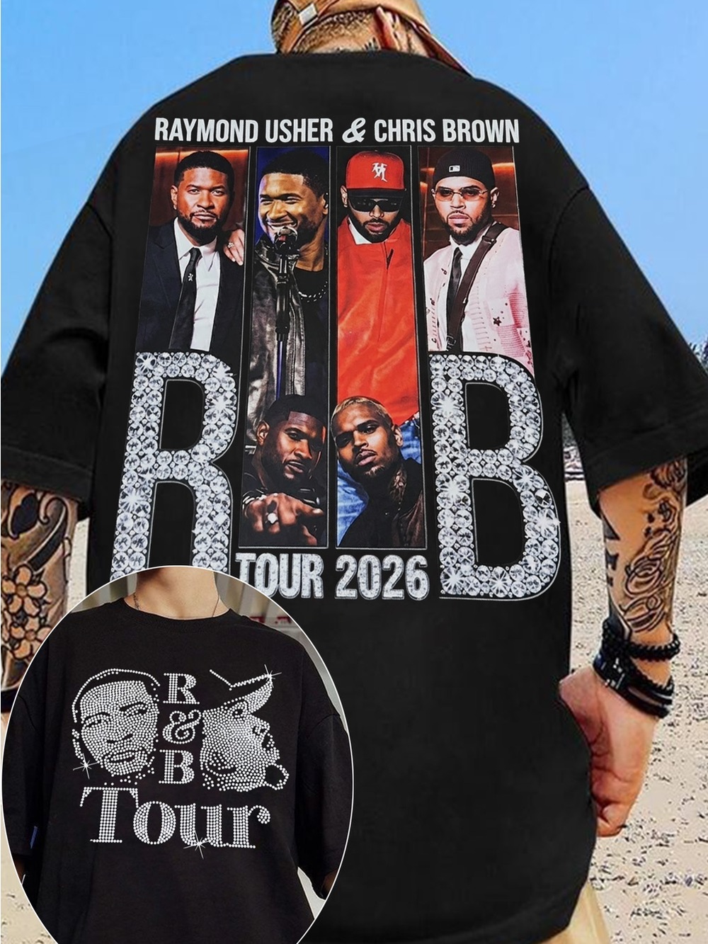Brown Raymond R&B Tour 2026 T-Shirt